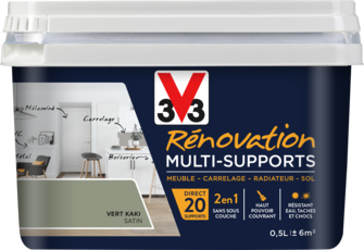 RENO MULTI SUPPORTS POT 0,5 L VERT KAKI